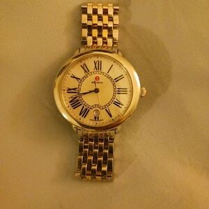 Gold Watch with Roman Dial